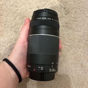 Canon EF 75-300mm Black Zoom Lens
